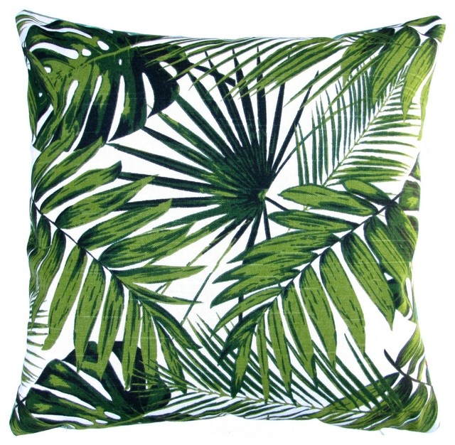 tropical throw pillows for bed
