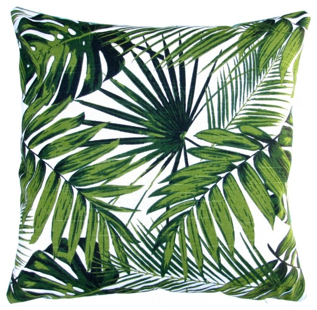 ARTISAN PILLOWS Tropical Botanics Throw Pillow View in Your Room