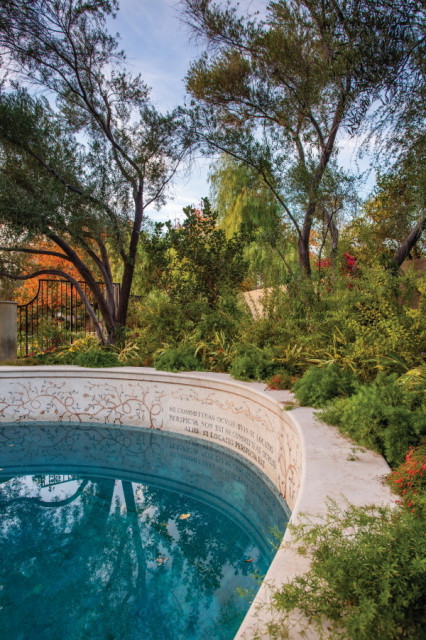 Custom-made Tile Mosaic mediterraneo-piscina