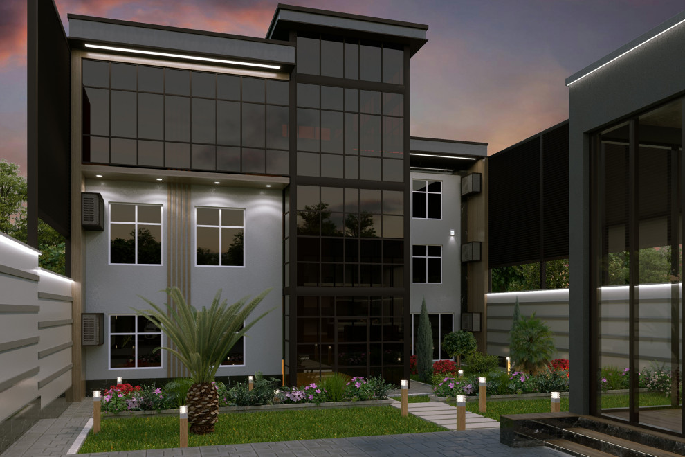 Дизайн Виллы в 3 этажа в городе Ашхабад