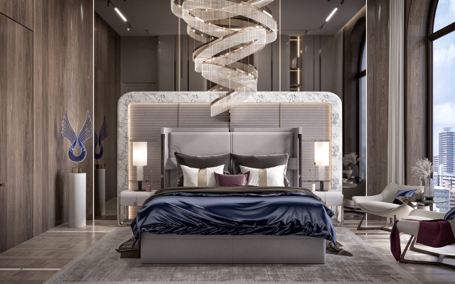 Мастер спальня contemporaneo-camera-da-letto