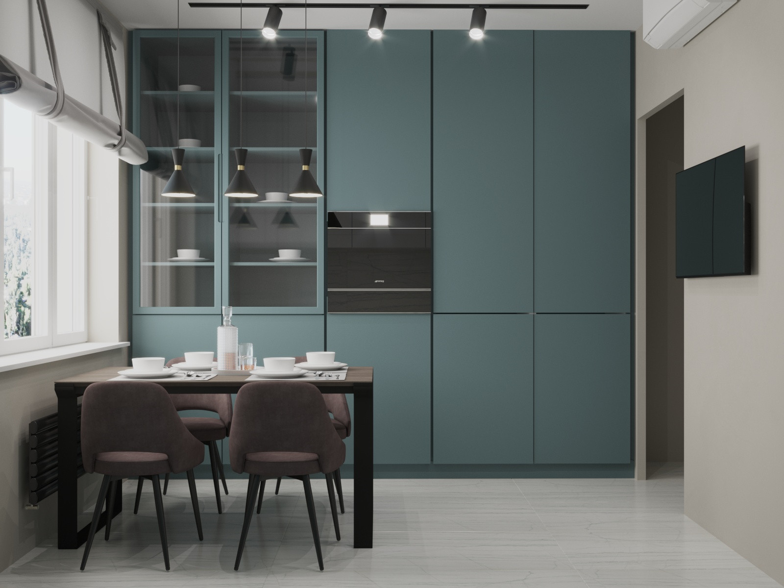 Квартира в современном стиле.