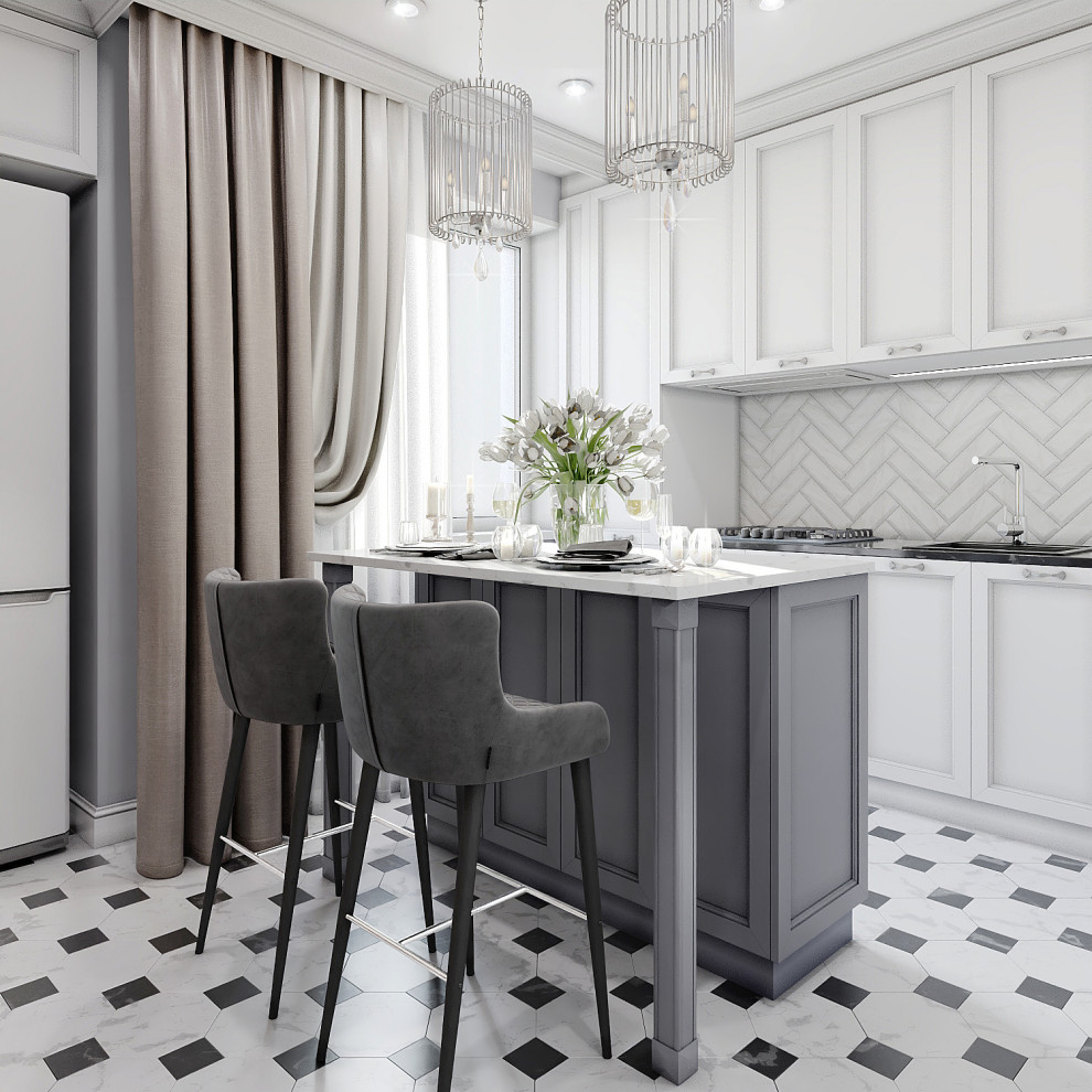 Проект квартиры в стиле современная классика