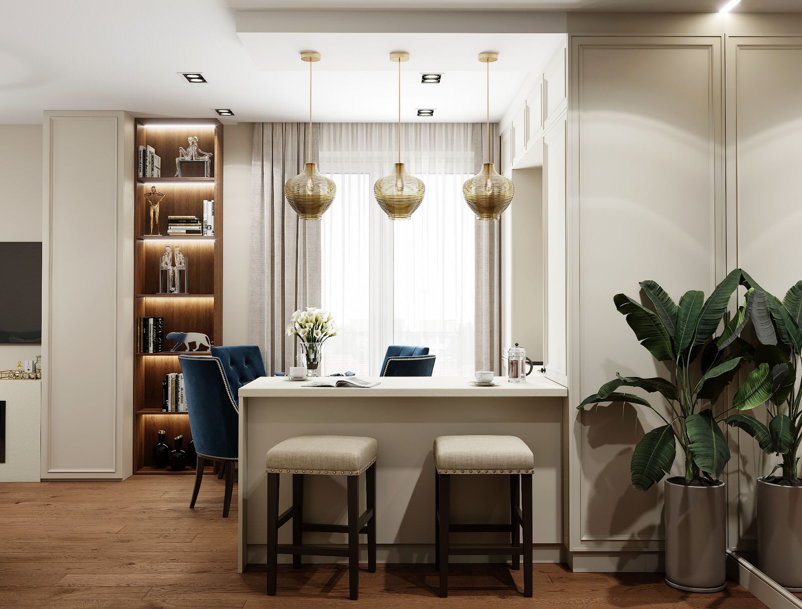 Кухня-гостиная