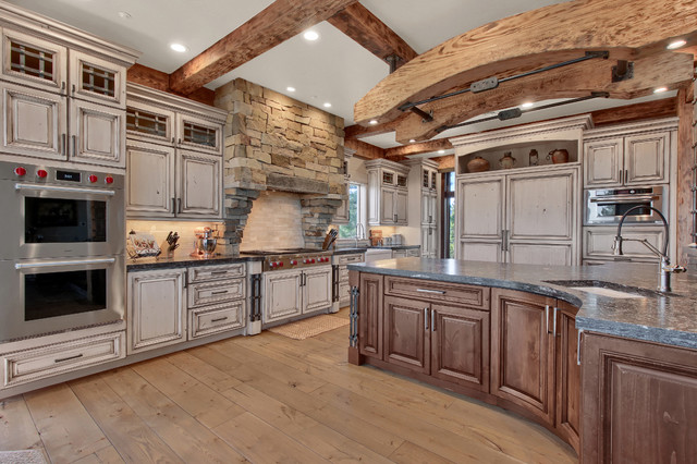 Larkspur Rustic Remodel rustic-kitchen