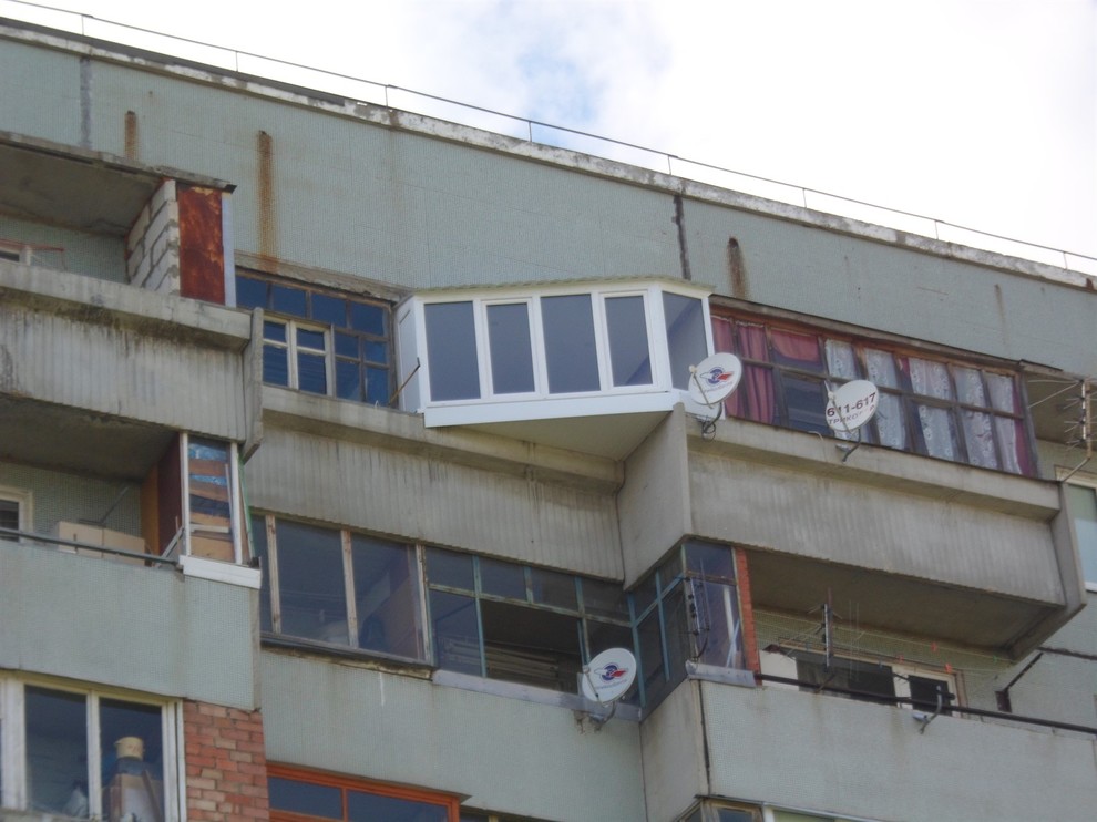 Балконы с выносом