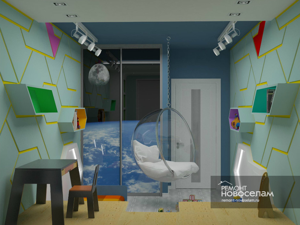 Дизайн проект детской комнаты / Вариант 1