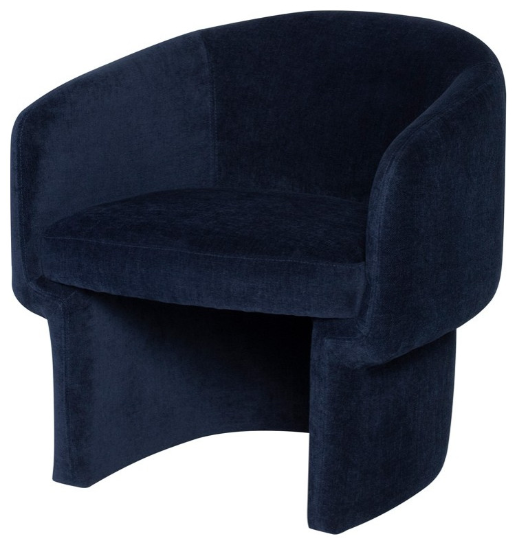 Clementine Twilight Fabric Single Seat Sofa