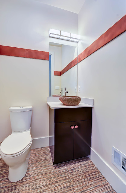 North Arlington - Contemporary LEED Gold Home contemporary-cloakroom