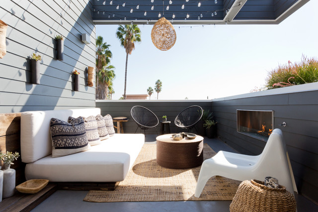 West Hollywood Modern contemporary-balcony
