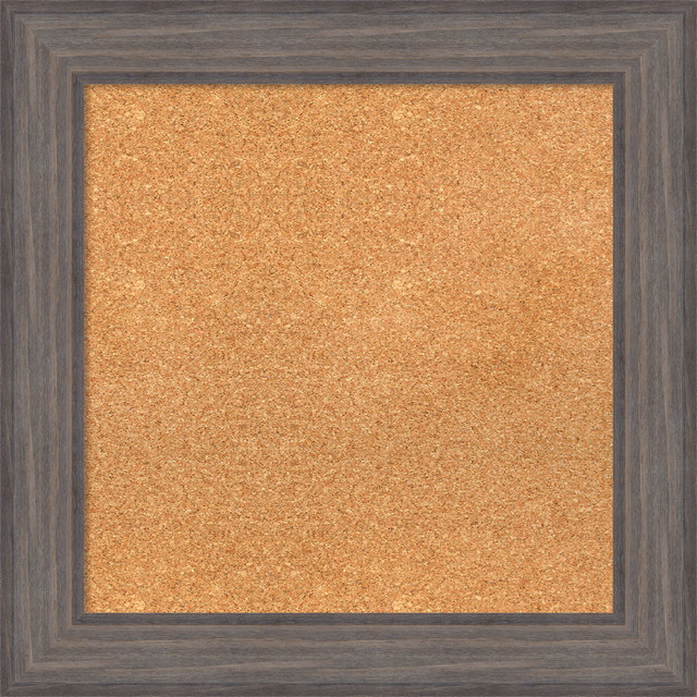Framed Cork Board, Smal Large, Country Barnwood Wood Rustic
