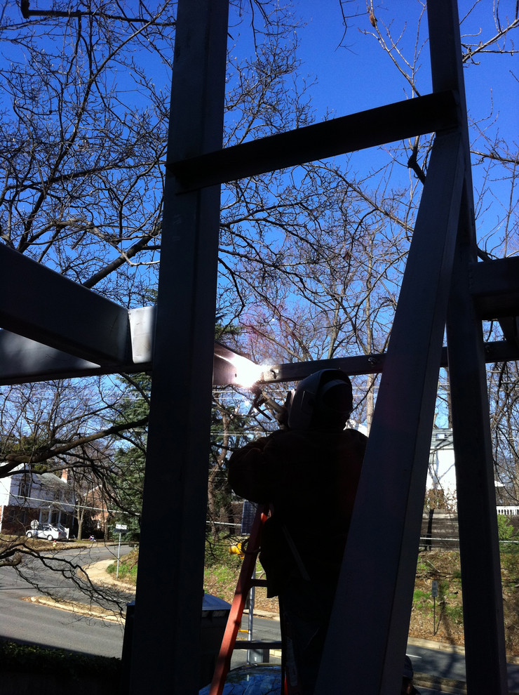 Steel frame addition