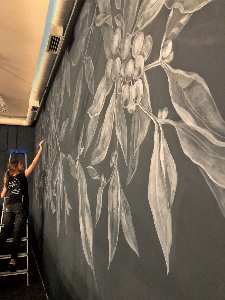 Mural for the Yagoda coffee shop chain