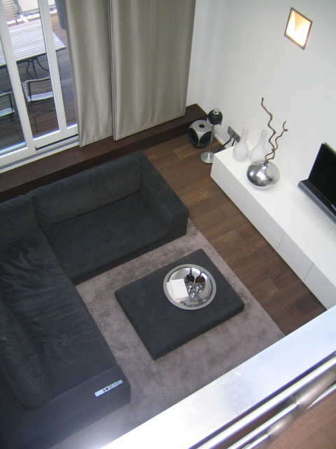 Penthousewohnung contemporary-living-room