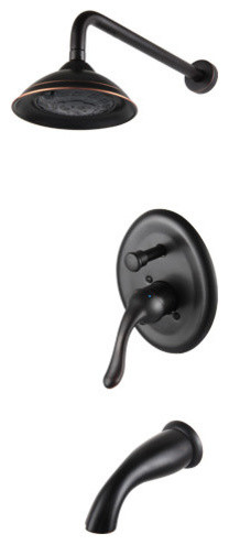 Single Handle Pressure Balanced Tub and  Shower Oil Rubbed Bronze Finish