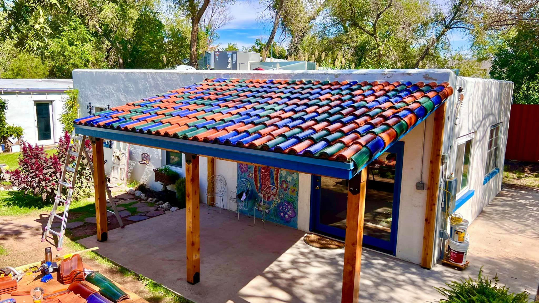 Custom Spanish Tile patio