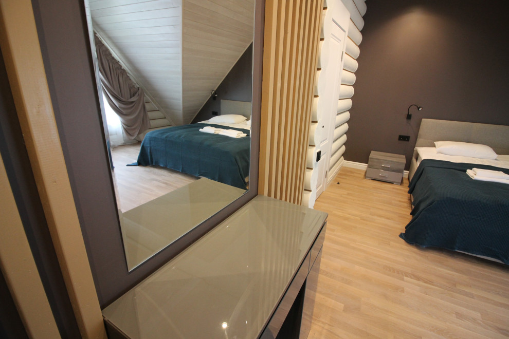 Срубовой коттедж 38 в п.Рощино, Ленинградская обл. Царство-Королевство