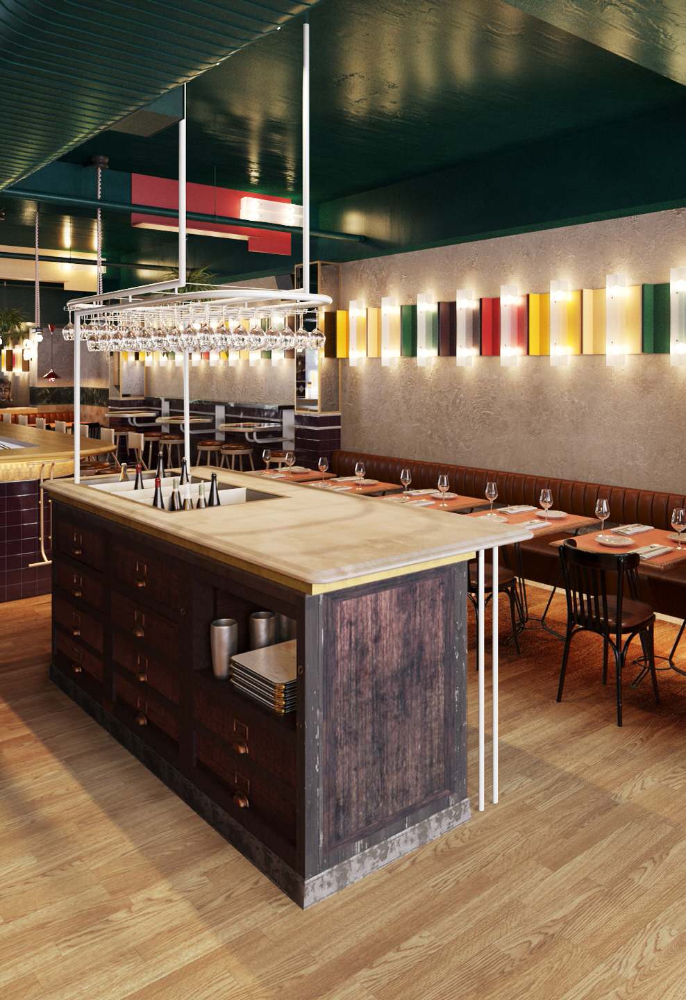 Визуализация винного бара VinVinVin