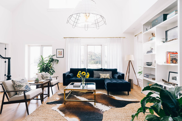 Modern Industrial Farmhouse Country Living Room Other By Dessa Lea Productions Houzz Au