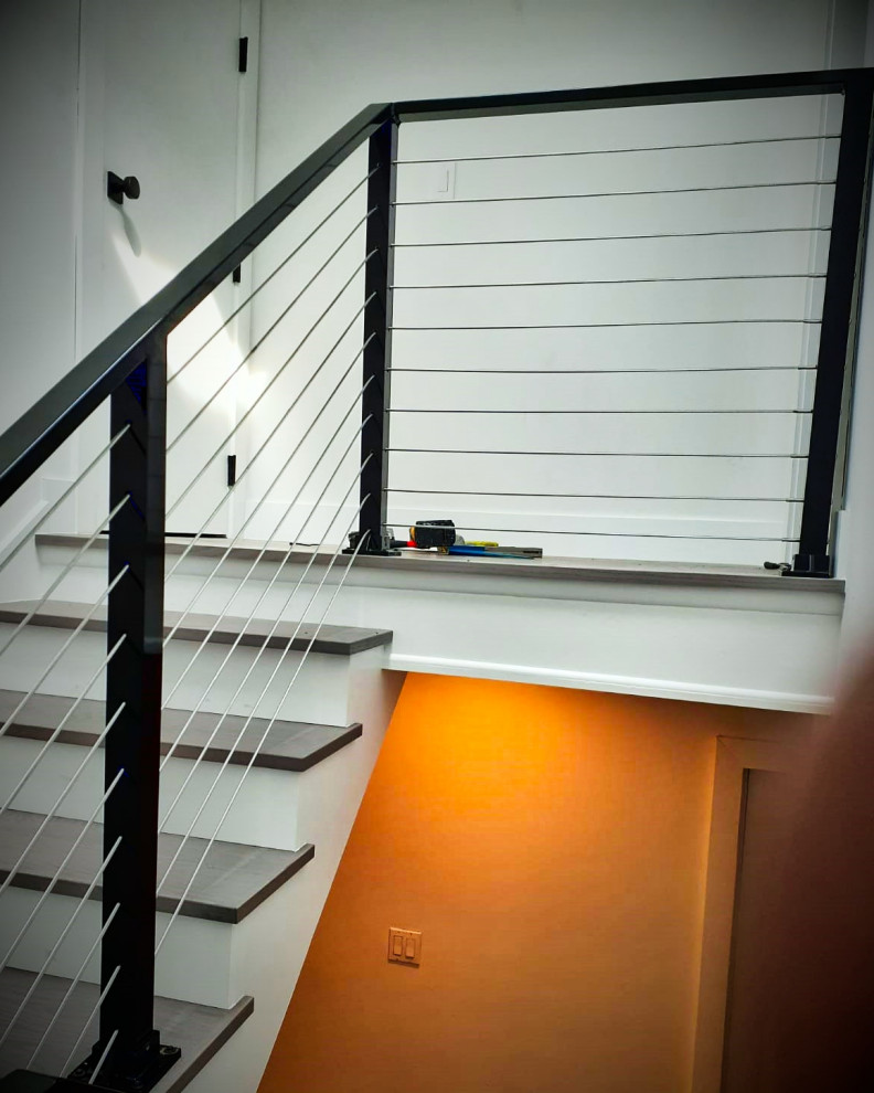 This is an example of a contemporary staircase in Tampa.