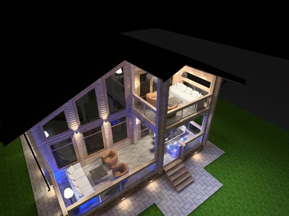 Освещение загородного дома