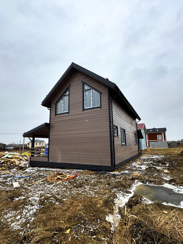 Строительство дома по Каркасной технологии в поселке Низино Ленинградской област