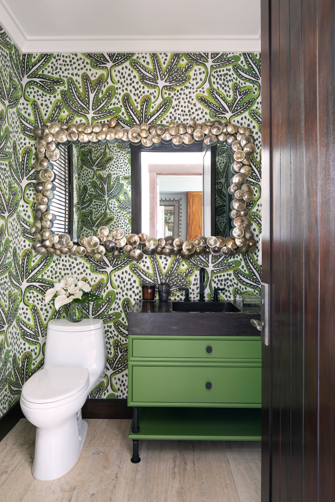 Kukio I - Tropical - Powder Room - Orange County - by Anne Michaelsen ...