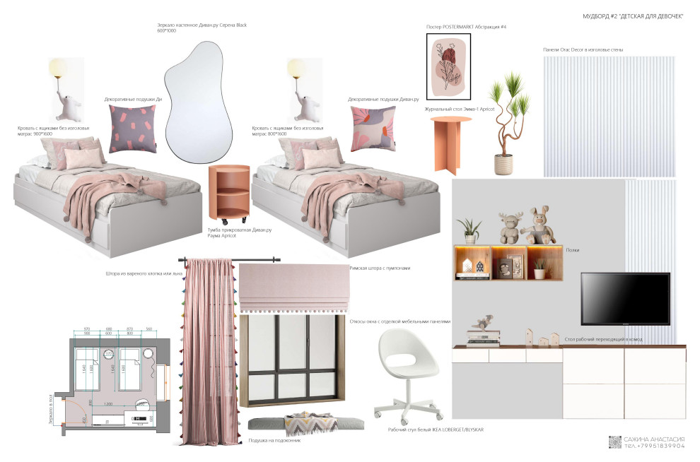 Хоумстейджинг детской комнаты