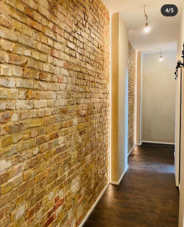 75 photos et idées déco de couloirs avec un mur en parement de brique -  Janvier 2024 | Houzz FR