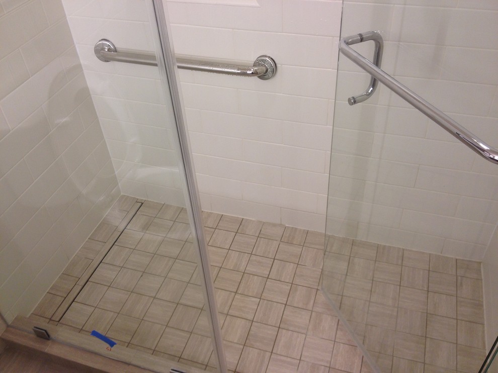 Accessible Shower Design with ProLine Drain Modern Denver by