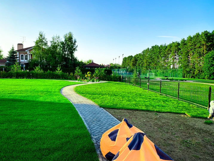 Создание рулонного газона