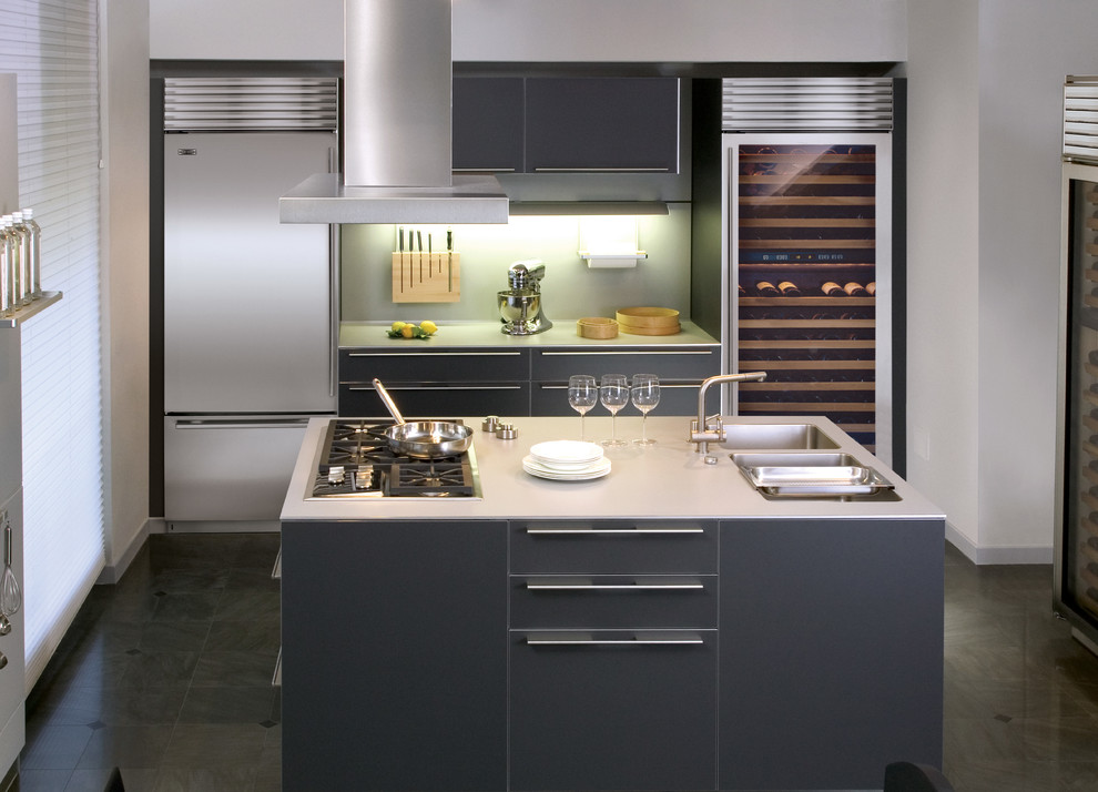 Встраиваемые холодильники в интерьере