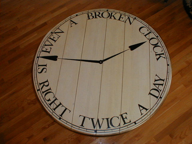 "Clocktail" Tables