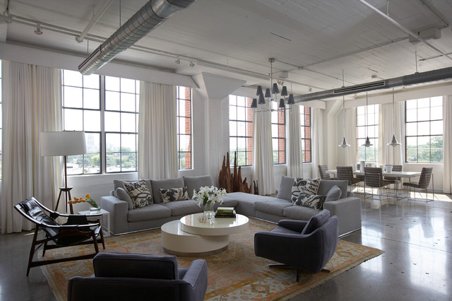 Robison Loft contemporaneo-soggiorno