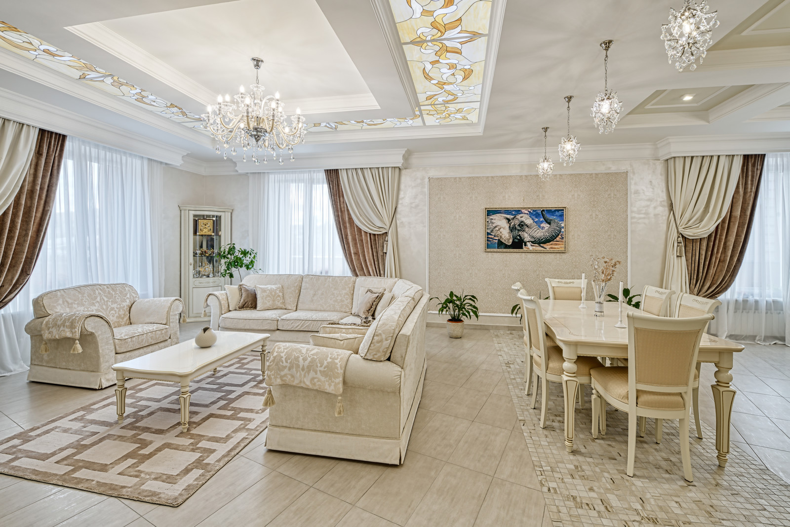 Примеры работ - квартира в стиле современная классика