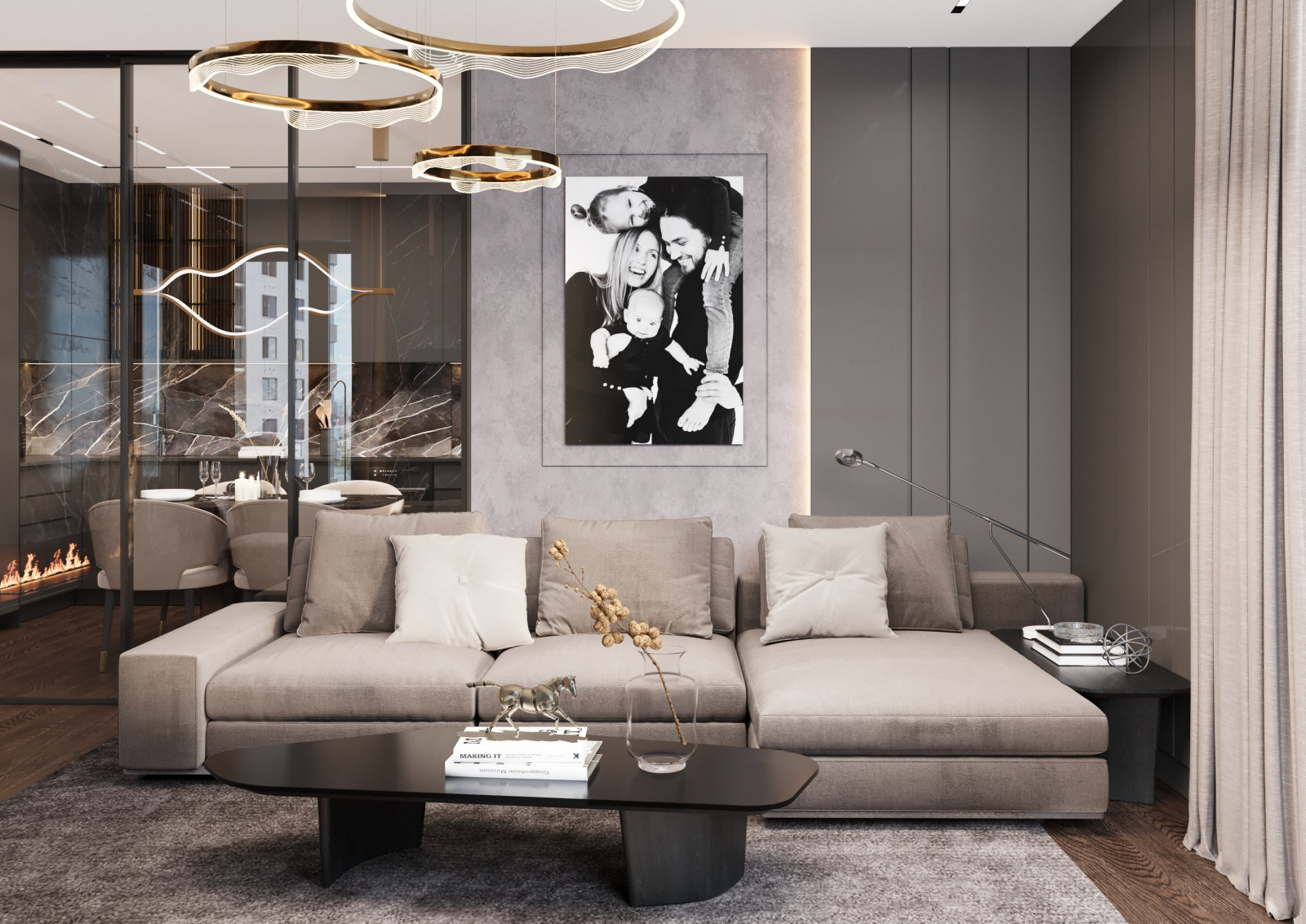 Дизайн интерьера ЖК "Полюса"