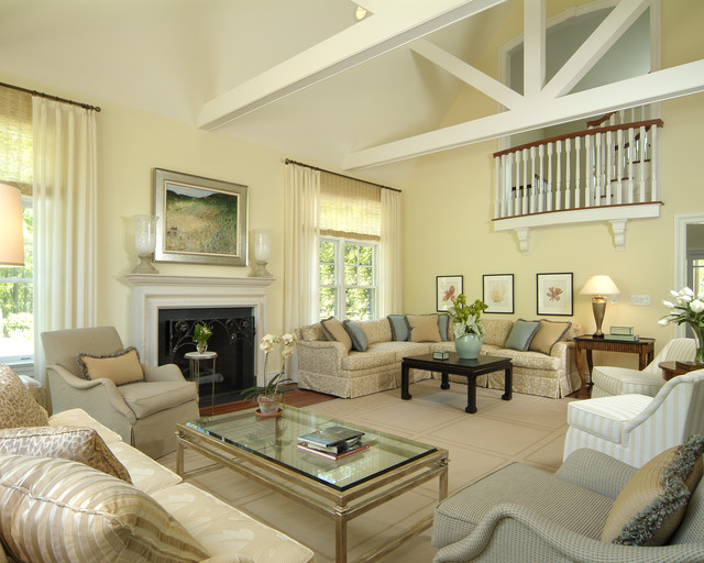 Hamptons Style Living Room Klassisch Wohnbereich New