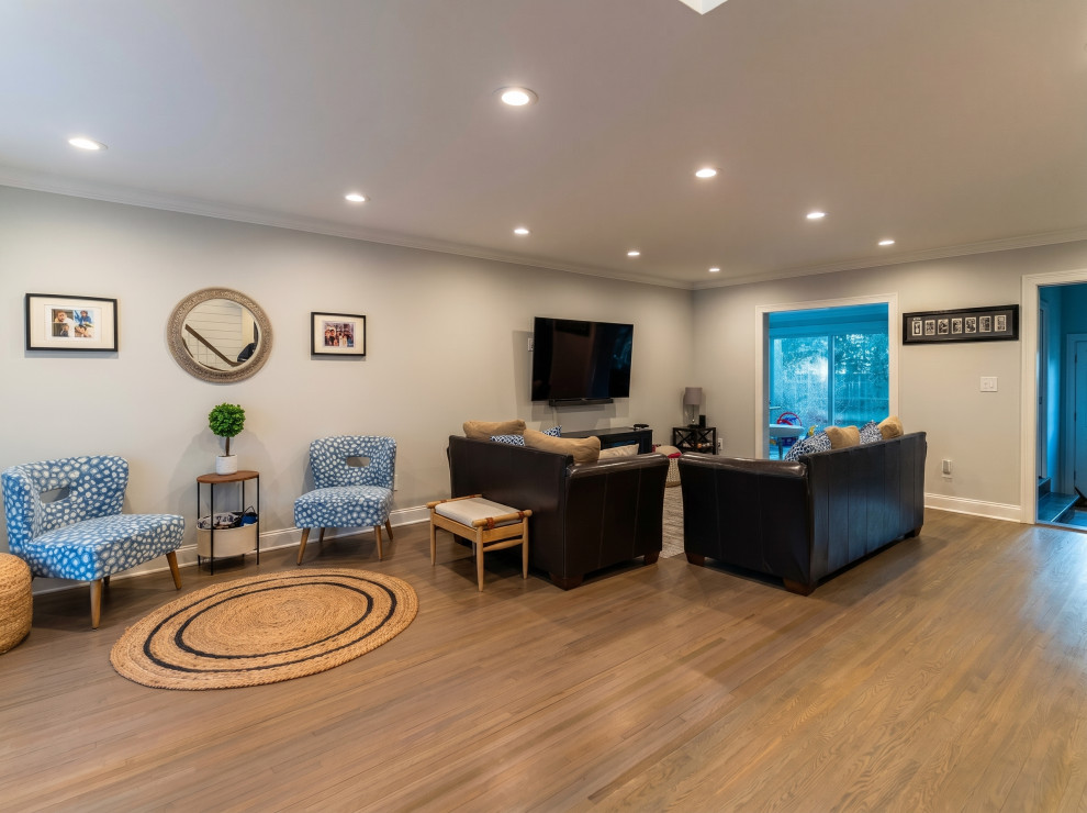 Refreshed First-Floor Living Room | Bergenfield NJ Addition
