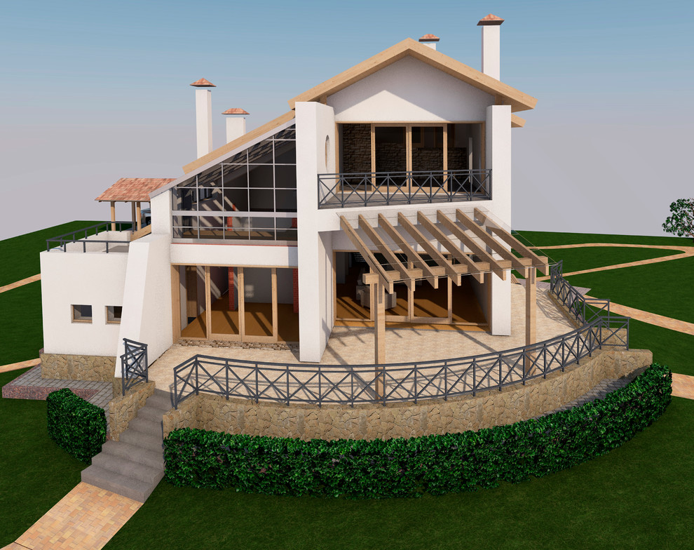 Коттедж для семьи со взрослыми детьми.