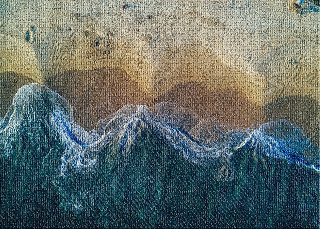 Aerial Shots From An Airplane 5 Area Rug, 5'0"x7'0"