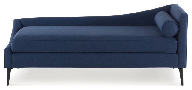 Kinsley Urban Bolster Pillow Chaise Left Arm Facing Midcentury
