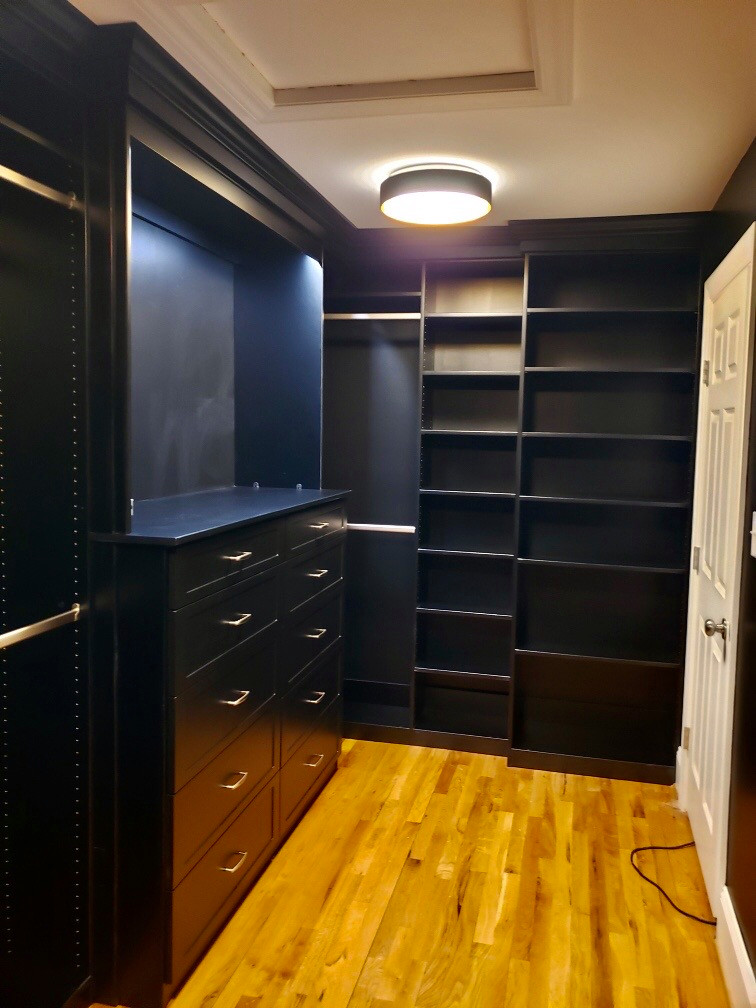 His Master Black Stunning Closet