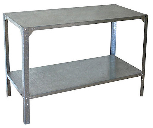 Outdoor Metal Shelving Unit Garden Potting Bench Sy Galvanized Outdoor Metal Shelving Unit Garden Potting Bench Sy Galvanized Steel Benches By Yourgardenstop