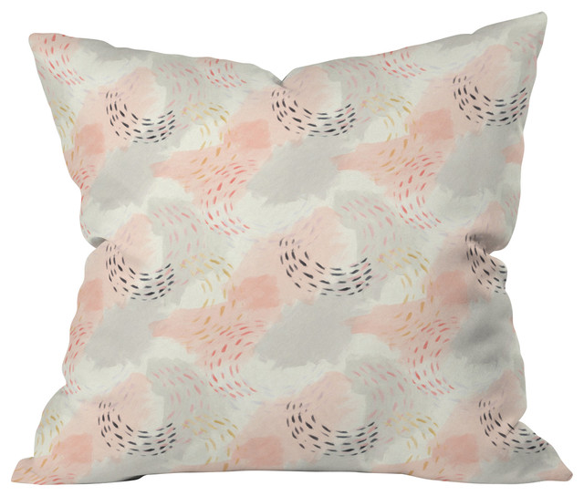 Little Arrow Design Co Abstract Watercolor Pastel Throw Pillow