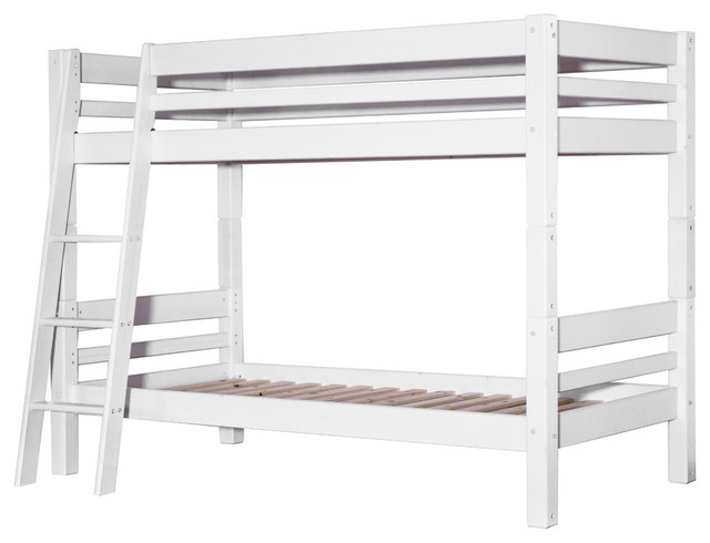 Mojo Junior Bunk Bed With Slanted Ladder 28 X63 Contemporary Mojo Junior Bunk Bed With Slanted Ladder 28 X63 Contemporary Beds By Scanliving