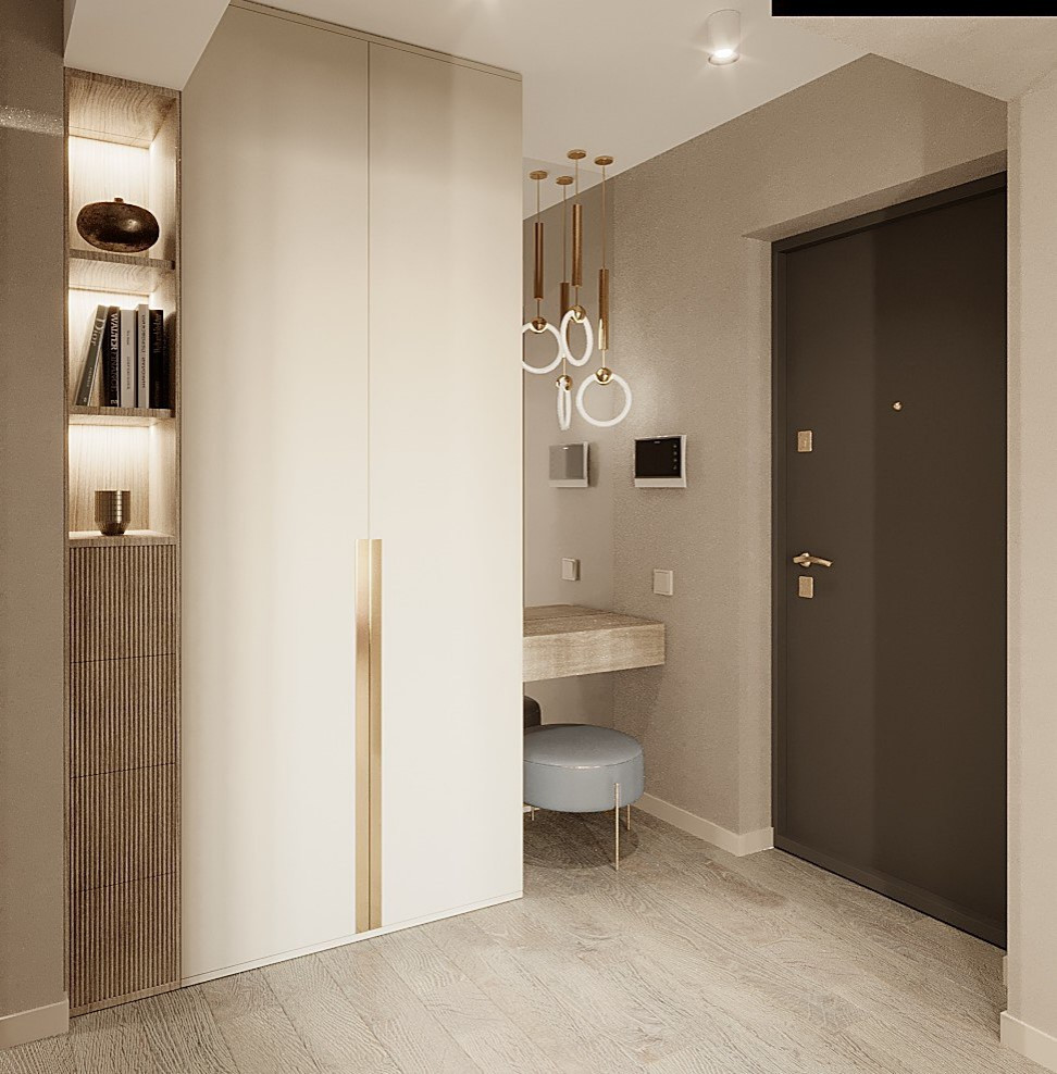 Дизайн-проект квартиры, площадью 65,9 м2 в г.Новосибирск