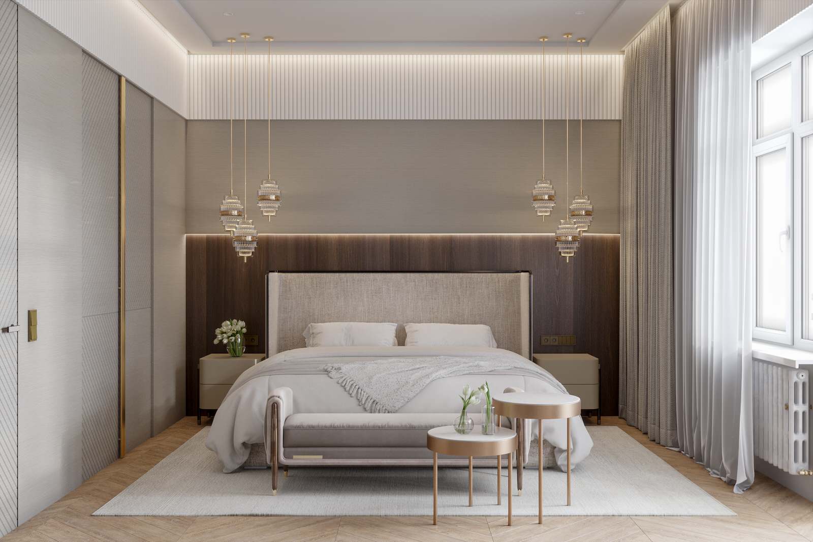 Спальня, главный вид