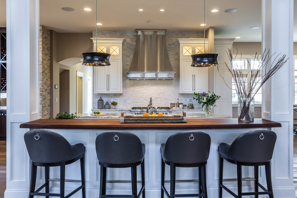 Inspiration for a transitional kitchen remodel in Grand Rapids
