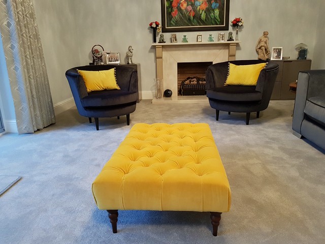 Living Room Makeover moderne-dagligstue
