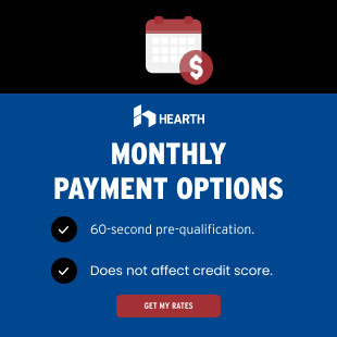 Hearth Monthly Payment Options